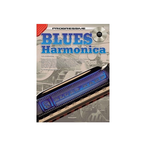 Progressive Blues Harmonica BK/CD
