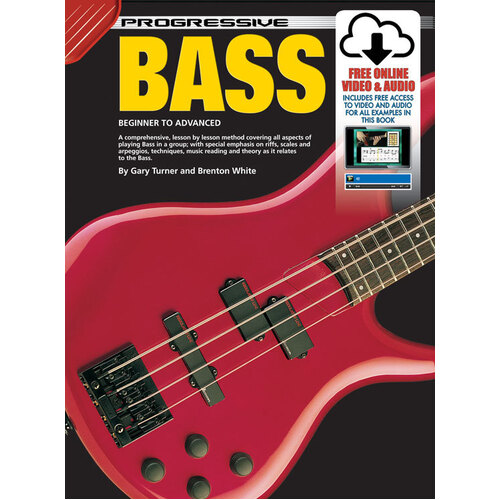Progressive Bass Method Book with Online Media