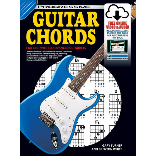 Progressive Guitar Chords Method Book with Online Media
