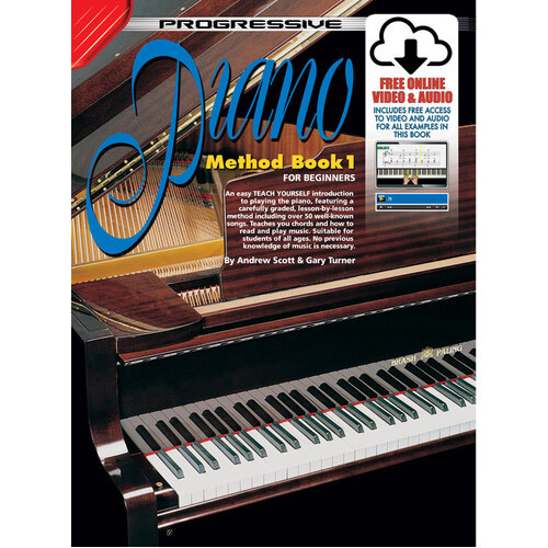 Progressive Piano Method Beginner Book 1 with Online Media