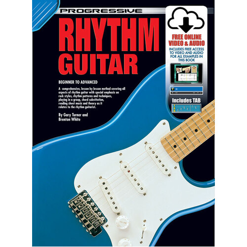 Progressive Guitar Rhythm Method Book with Online Media