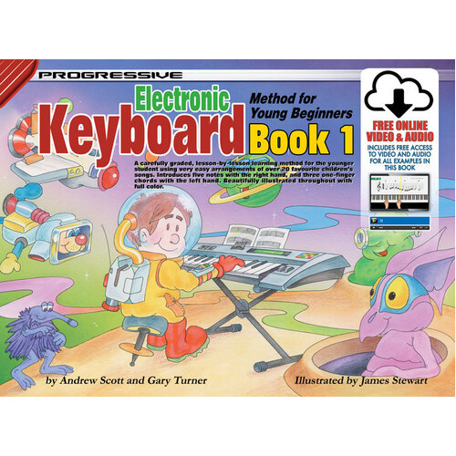 Progressive Keyboard Method Young Beginner Bk1 with Online Media