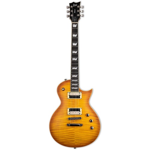 LTD EC-1000TFMHSBF Eclipse Deluxe Honey Burst Satin Electric Guitar