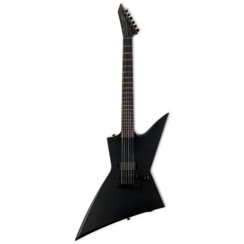 LTD EX BLACK METAL Black Satin Electric Guitar