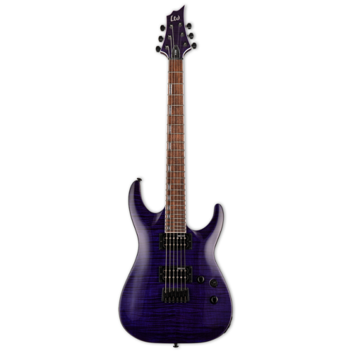 LTD H-200FM See Thru Purple Electric Guitar