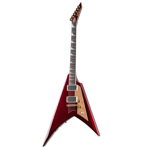 LTD Kirk Hammett Signature KH-V Red Sparkle Electric Guitar