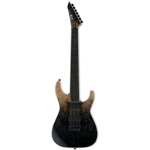 LTD M-1007HT Burl Poplar Black Fade Electric Guitar