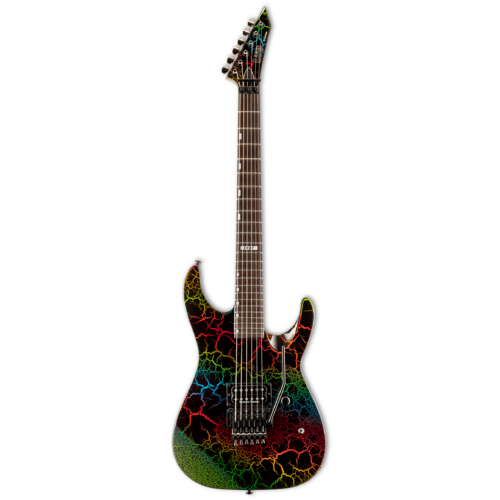LTD M-1 Custom '87 Rainbow Crackle Electric Guitar