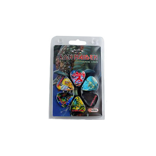 PERRIS LPINM1 6-Pack Iron Maiden Licensed Guitar Pick Packs
