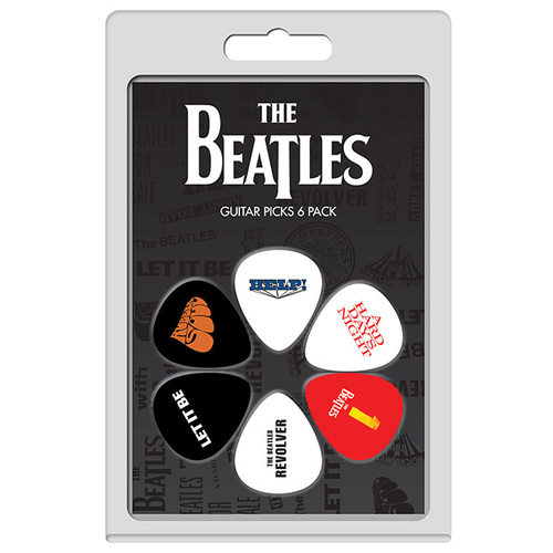 PERRIS LPTB2 6-Pack The Beatles Licensed Guitar Pick Packs