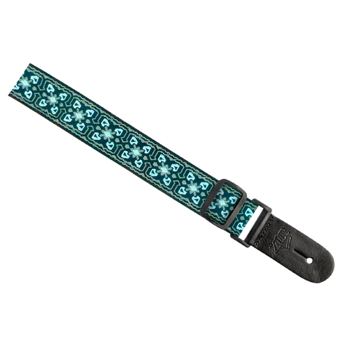 XTR Jacquard Ukulele Strap White-Blue