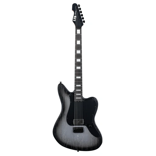LTD Deluxe XJ-1 HT Baritone Silver Blast Electric Guitar