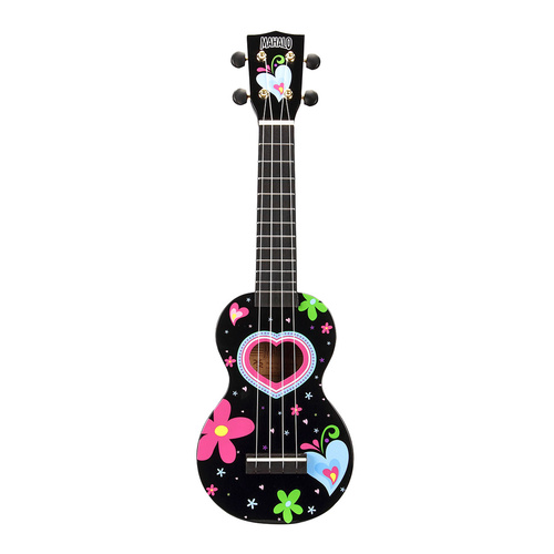 MAHALO MA1HEBK Heart Soprano Ukulele
