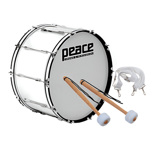 PEACE 26x10 Inch Concert/Marching Bass Drum w/Mallets