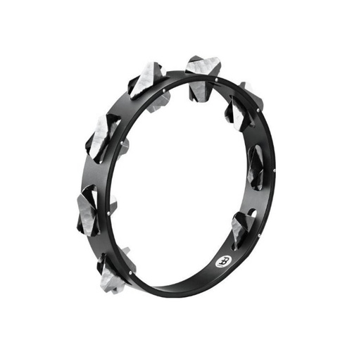 MEINL Handheld Tambourine Super Dry Studio 10 Inch w/Steel Jingles STA1SBK