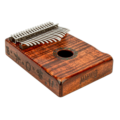 MAHALO MK17ZE Kalimba Flame Koa