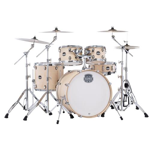 MAPEX Mars Maple 5pce Natural Satin Drum Kit w/Hardware