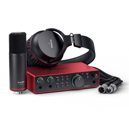 FOCUSRITE Scarlett 2i2 Studio Gen 4 Package USB Audio Interface