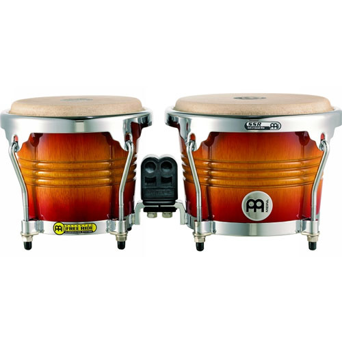 MEINL Free Ride Wood Bongos Aztec Red Fade FWB200ARF