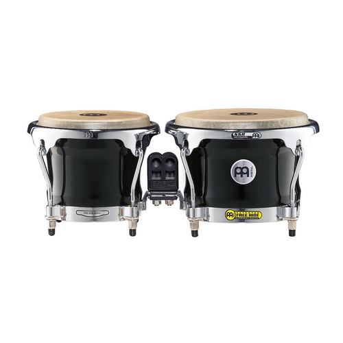 MEINL Free Ride Professional Wood Bongos Ebony Black FWB400EBK