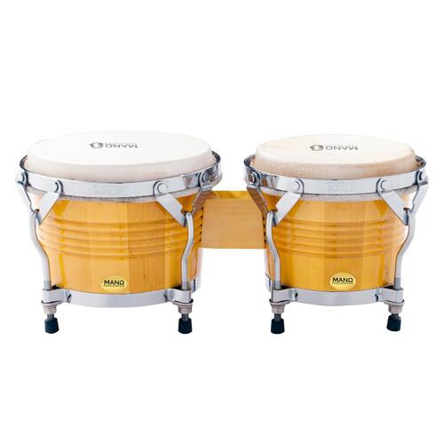 MANO PERCUSSION Natural Wood 7" & 8" Bongos