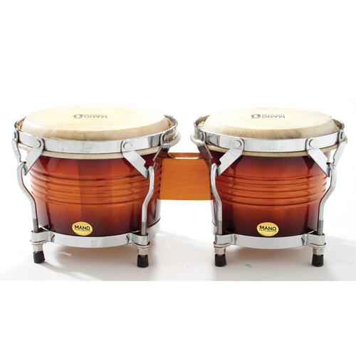 MANO PERCUSSION Sunburst Wood 7" & 8" Bongos