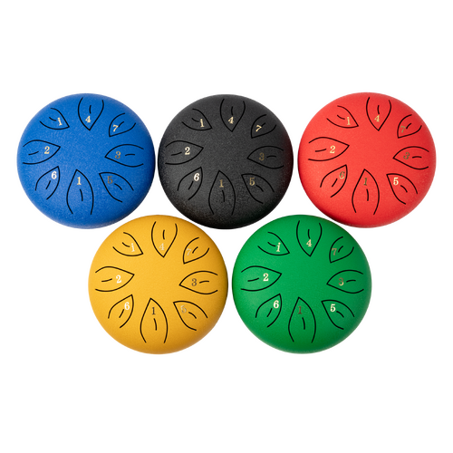 MANO PERCUSSION 6 Inch Metal Tongue Coloured Drum