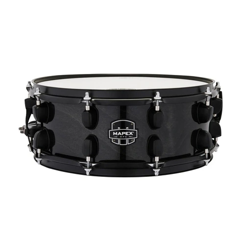 MAPEX MPX Maple/Poplar Hybrid14x5.5 Inch Snare Drum Transparent Midnight Black