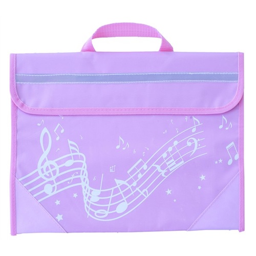 Musicwear Wavy Stave Music Satchel/School Bag Pink