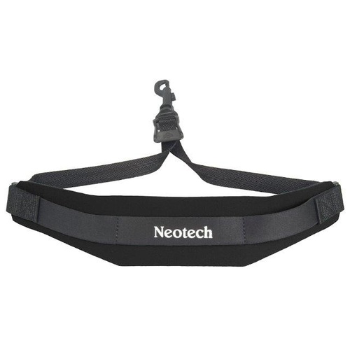NEOTECH Saxophone Strap Soft with Swivel Hook - Black - Extra Long