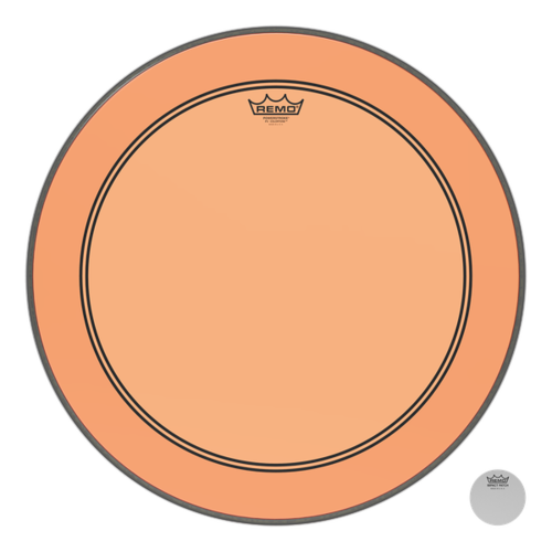 REMO Colortone Powerstroke 3 22 Inch Orange Bass Drumhead