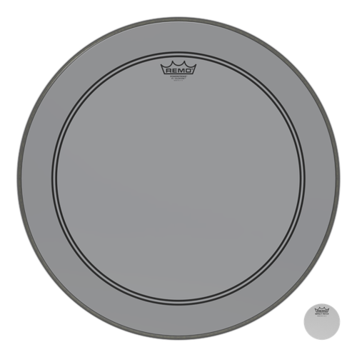 REMO Colortone Powerstroke 3 22 Inch Smoke Bass Drumhead