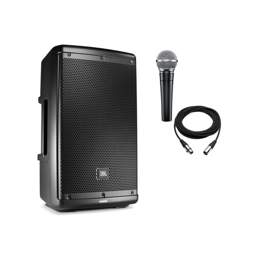 PA Hire Single Powered Speaker and Microphone Pack