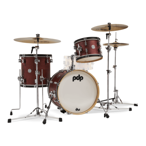 PDP Concept Maple Classic 3 Pce Drum Kit Ox Blood Stain