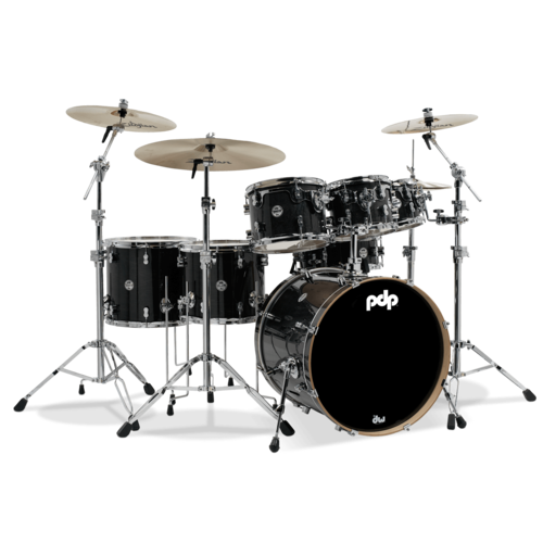 PDP Concept Maple 7 Pce Ebony Stain Drum Kit