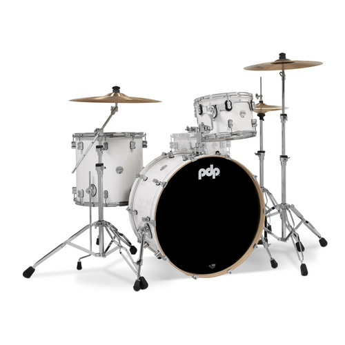 PDP Concept Maple 3 Pce CM3 Pearlescent White Drum Kit