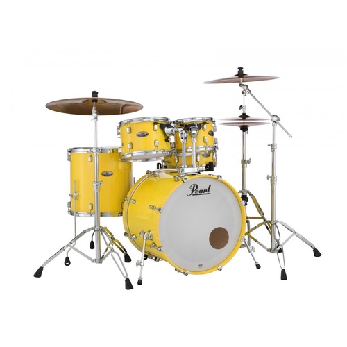 PEARL DECADE Maple 5 Pce Solid Yellow Fusion Plus Drum Kit