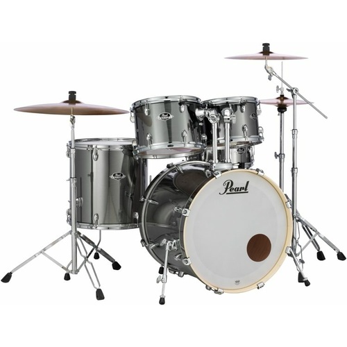 PEARL EXPORT PLUS 5pce Fusion Plus Smokey Chrome Drum Kit