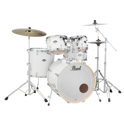 PEARL EXPORT 5pce Fusion Plus Pure White Drum Kit