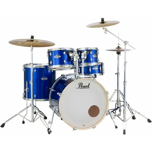PEARL EXPORT PLUS 5pce Fusion Plus High Voltage Blue Drum Kit