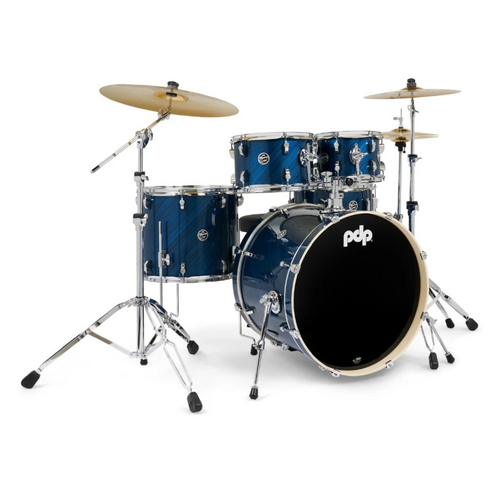 PDP Mainstage 5 Pce Twisted Blue Steel Drumkit & Paiste 101 Cymbals