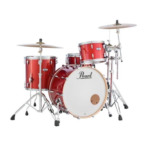 PEARL Masters Maple Complete 3 Pce Drum Kit Vermillion Sparkle