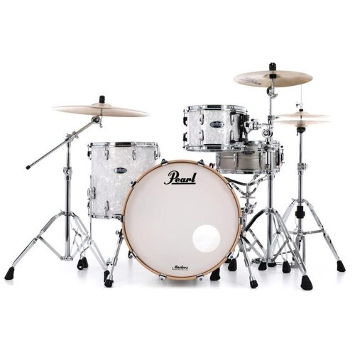 PEARL Masters Maple MCT 3 Pce Shell Kit White Marine