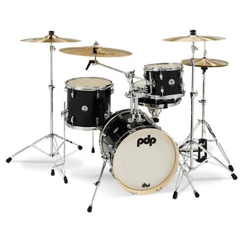 PDP New Yorker 4 Pce Black Onyx Sparkle Shell Drum Kit