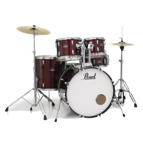 PEARL ROADSHOW-X Fusion Plus Wine Red Drum Kit with Zildjian Cymbals