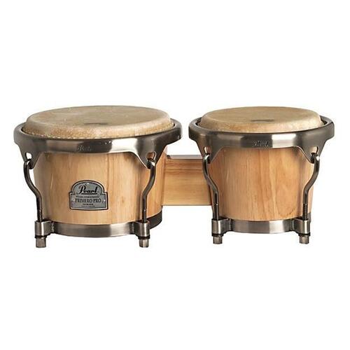 PEARL Primero Pro Natural Wood 7" & 8.5" Bongos