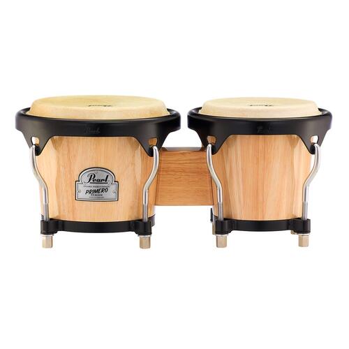 PEARL Primero Series Wood 6" & 7"  Natural Bongos