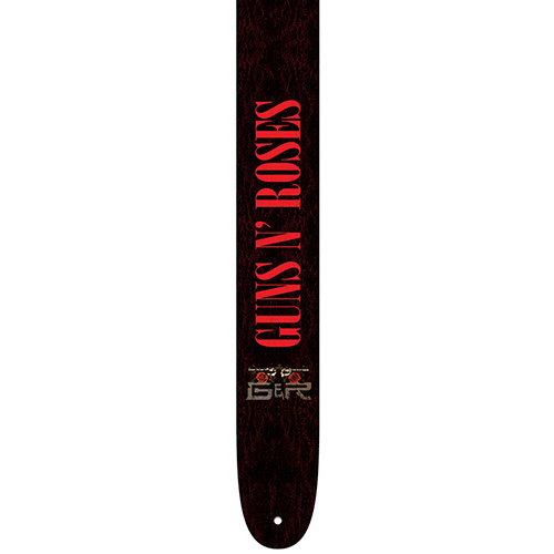 PERRIS PS6001 2.5" Leather Hi-Res "Chinese Democracy" Guns N Roses Licensed Guitar Strap