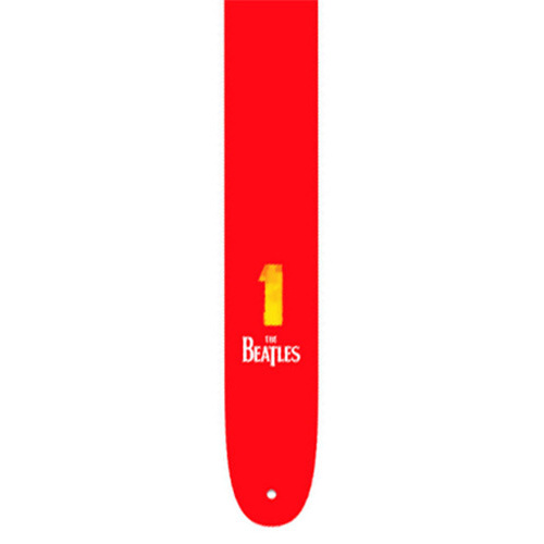 PERRIS PS6079 2.5" Vegan Vinyl Hi-Res "No.1" Beatles Licensed Guitar Strap