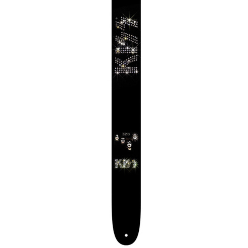 PERRIS PS8040 2.5" Leather Hi-Res "KISS" Licensed Guitar Strap